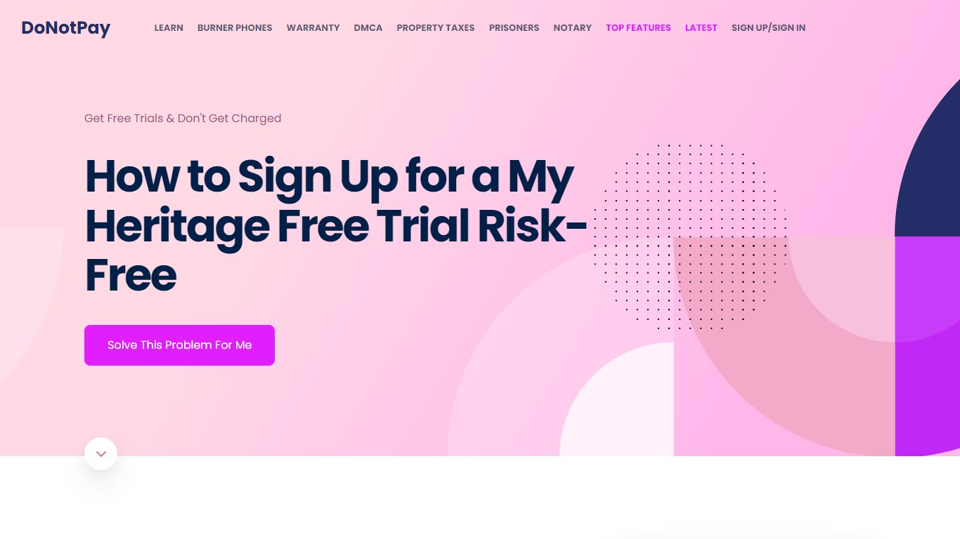 How to Sign Up for a My Heritage Free Trial Risk-Free - DoNotPay