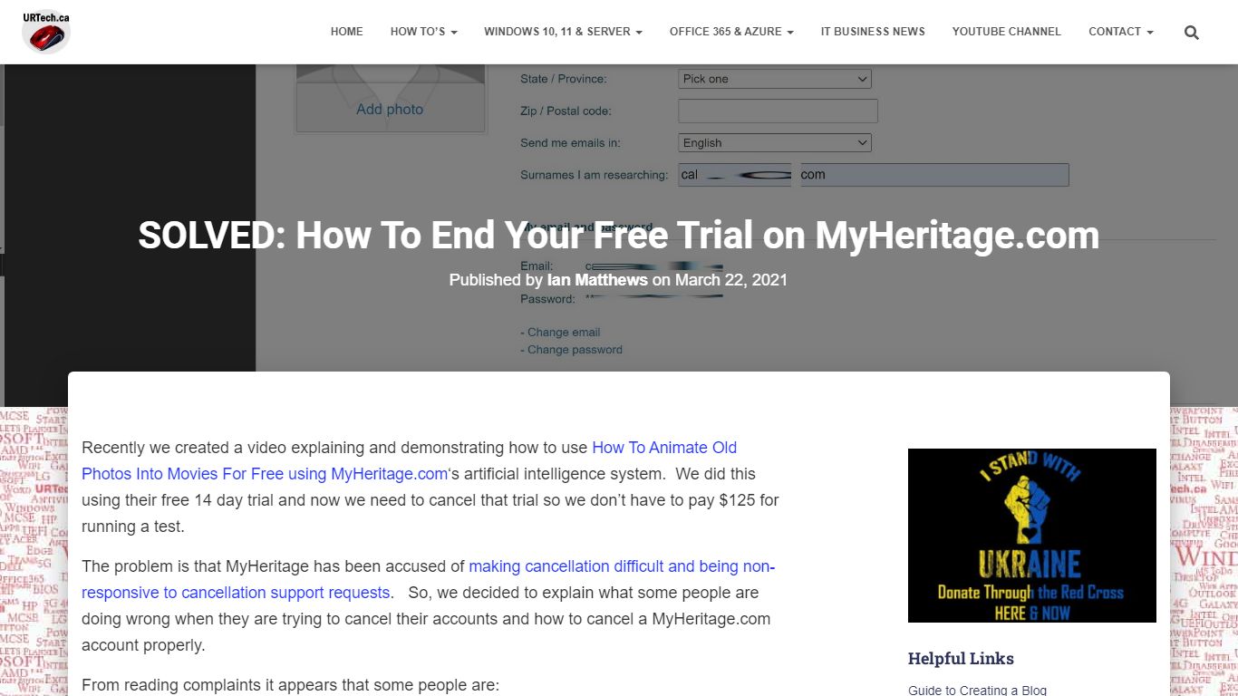 SOLVED: How To End Your Free Trial on MyHeritage.com